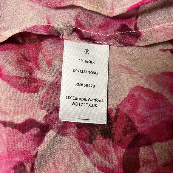 Cynthia Rowley Pink Floral‎ Blouse - Picture 5 of 6